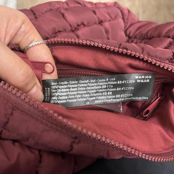 Free People Movement Quilted Crossbody Bag Raspberry Boho Basic Active Burgundy - Picture 7 of 9